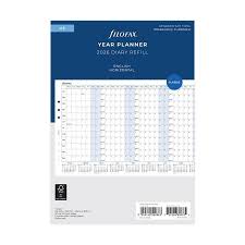 Filofax Refill Year Planner Horizontal A5 2026