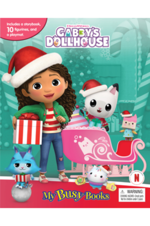 Univ. Gabby's Dollhouse Christmas My Busy Book