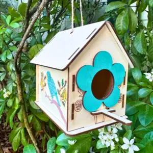 Craft Your Own Flower Bird House