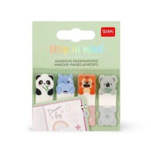 Cute Animals Adhesive Page Markers