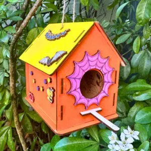 Craft Your Own Spiderweb Bird House