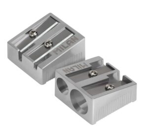 Milan Pencil Sharpener Aluminium Double Hole