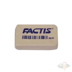 Factis Eraser 36R Soft White