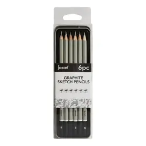 Jasart Studio 6 pce Graphite Sketch Pencils