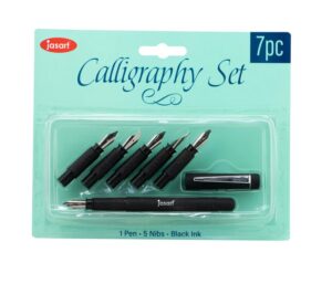 Jasart Calligraphy Set 1 Pen 5 nibs