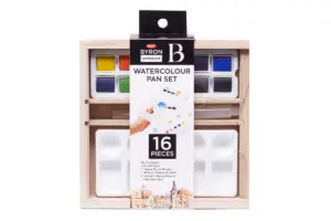 Jasart Wood Watercolour Pan Set
