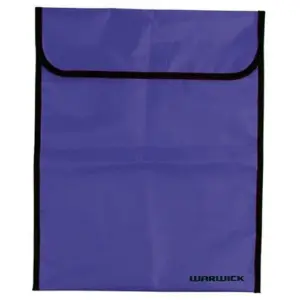 Warwick Homework Bag XL 450x360mm Hook & Loop Purple