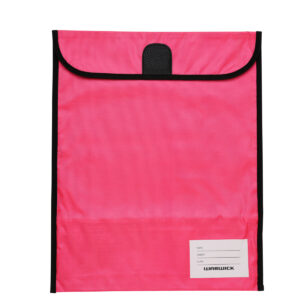Warwick Homework Bag Medium 290x360mm Hook & Loop Pink