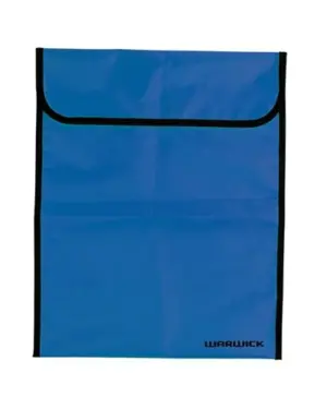 Warwick Homework Bag Medium 290x360mm Hook & Loop Blue