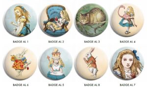 Alice in Wonderland Badges