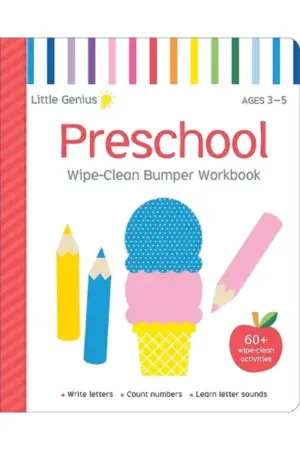Preschool: Bumper Wipe Clean Book