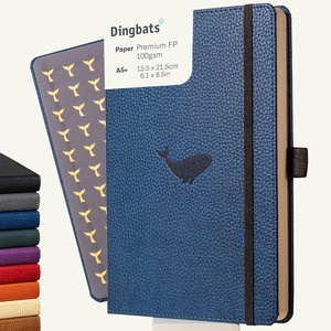 Dingbats Wildlife A5  Blue Whale Notebook - Plain
