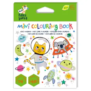 Space - Haku Yoka Mini Colouring Book