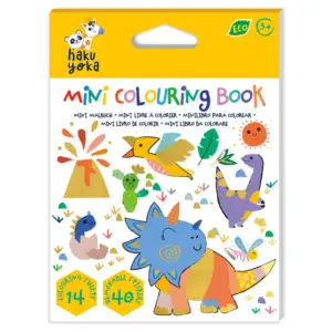Dinosaurs - Haku Yoka Mini Colouring Book
