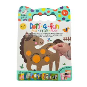 Farm Animals - Haku Yoka Dot 4 Fun Peel-Stick-Play