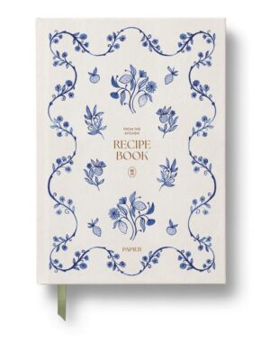 Recipe Journal  Ceramic Blue A5