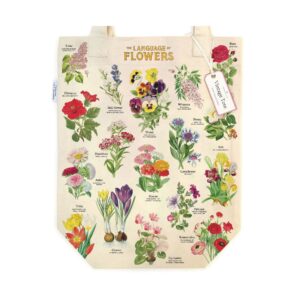 Language of Flowers Vintage Tote Bag