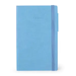 My Notebook Medium Plain Retro Blue
