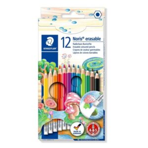 Noris Eraseable Colour Pencil set 12