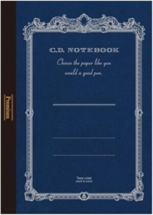 APICA CD Premium Notebook-A6 Lined Navy AA-C03-CDS70Y