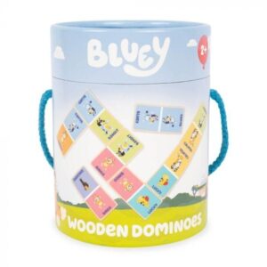 Bluey Wooden Dominos