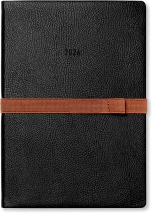 Letts of London Diary Oslo A5 Week to View Black 2026