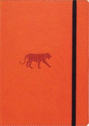 Dingbats Wildlife A6 Pocket Orange Tiger Notebook - Plain