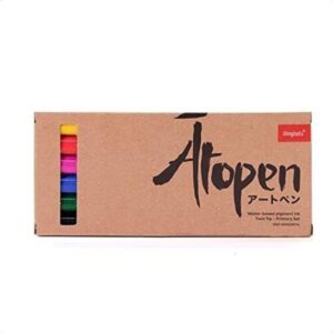 Dingbats Atopen Primary Set of 6 Twin Tip Pens
