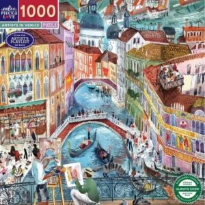 Artists in Venice 1000 Piece Jigsaw Puzzle
