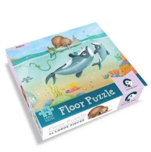 Kuwi Floor Puzzle - Maui Dolphin Mischief - 24 Piece