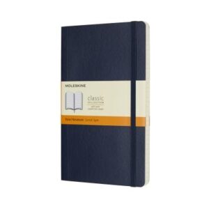 Moleskine Notebook Large Ruled Saphire Blue Soft