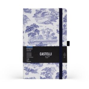 Castelli Notebook Landscapes Mid Ruled Marine Blue