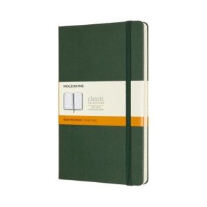 Moleskine Notebook Large Ruled Myrtle Green Hard