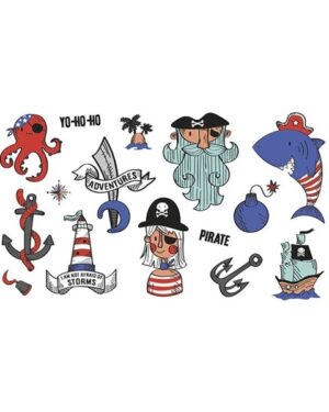 Pirate Temporary Tattoos