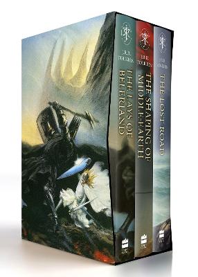 History of Middle-earth (Boxed Set 2): The Lays of Beleriand, The Shaping of Middle-earth and The Lost Road