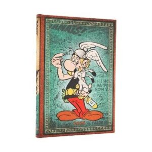Asterix the Gaul Midi 12-Month Vertical Hardcover Flexi Dayplanner 2026 (Elastic Band Closure)