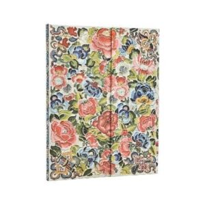 Pear Garden Ultra 12-Month Horizontal Hardcover Flexi Dayplanner 2026 (Wrap Closure)