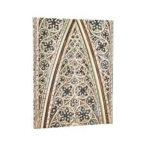 Vault of the Milan Cathedral Ultra 12-Month Vertical Hardcover Flexi Dayplanner 2026 (Wrap Closure)