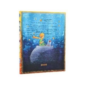 Little Prince Ultra 12-Month Vertical Softcover Flexi Dayplanner 2026 (Elastic Band Closure)