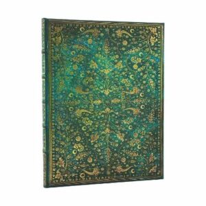 Emerald Flower (Nature's Grace) Ultra Unlined Hardcover Journal (Elastic Band Closure)