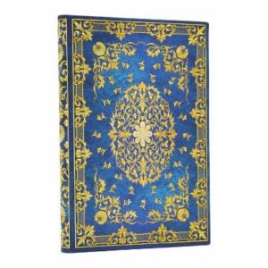 Silk Sky (Guiding Star) Mini Lined Hardcover Journal (Elastic Band Closure)