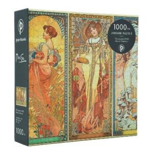 Seasons (1900) (Mucha Collection) 1000 Piece Jigsaw Puzzle