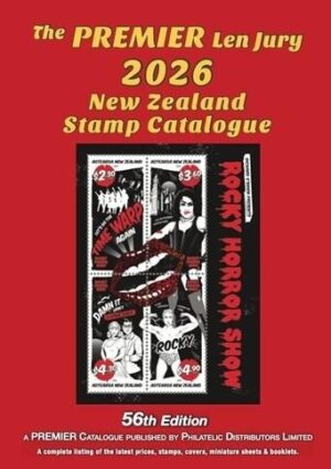 Premier Len Jury 2026 New Zealand Stamp Catalogue