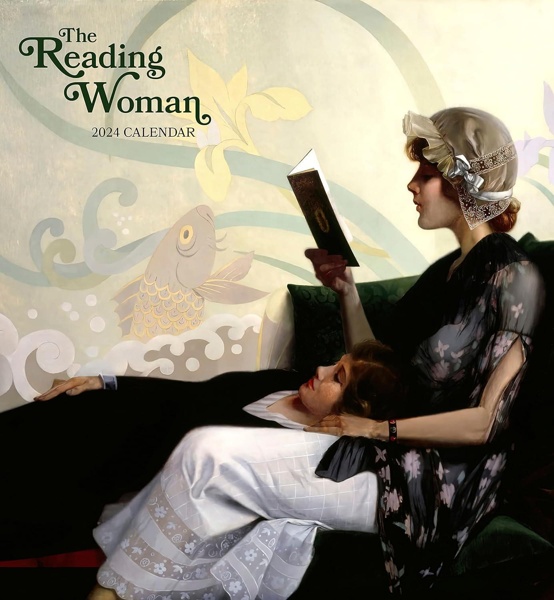 Reading Woman Wall Calendar 2024 Scorpio Books