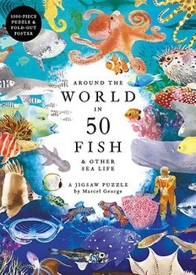 Around the World in 50 Fish 1000 Piece Jigsaw Puzzle