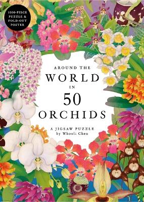 Around the World in 50 Orchids: 1000-piece Jigsaw Puzzle