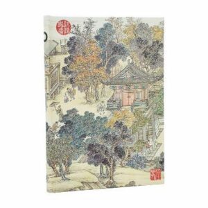 Golden Age of Prosperity (An Era in Jinling) Midi Unlined Hardcover Journal (Elastic Band Closure)