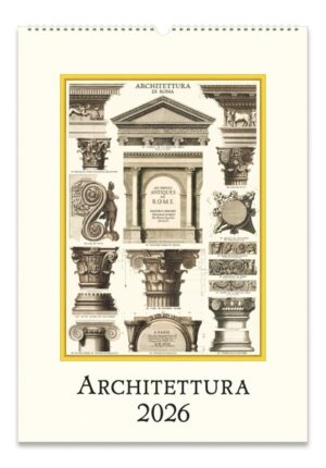 Architettura Wall Calendar 2026