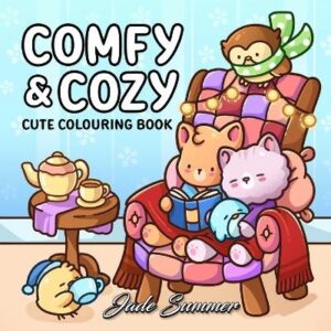 Comfy & Cozy: Cute colouring book