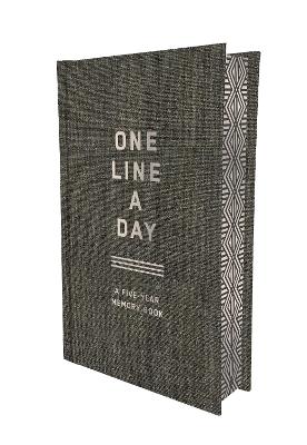 Charcoal Canvas One Line a Day: A Five-Year Memory Book